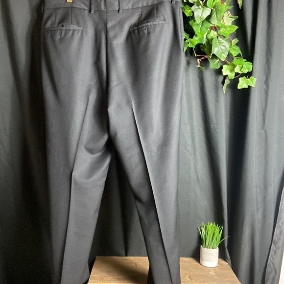 Marzotto Italian Fabric-Flat Front Wool Pants - Picture 8 of 12